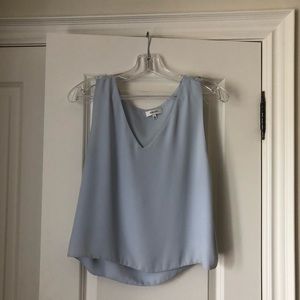 Aritzia babaton baby blue tank top